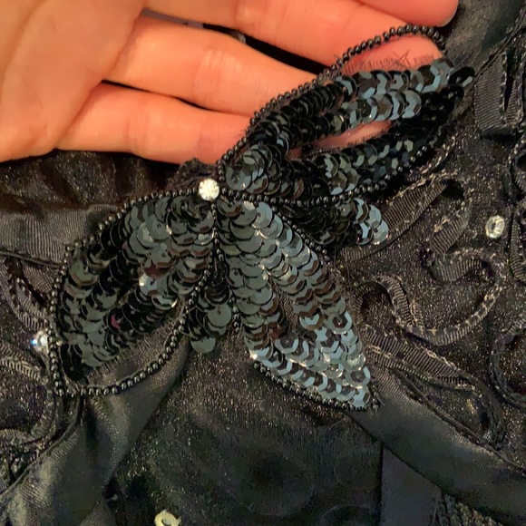 Vintage Knit El Ana Collection Cocktail Dress M - Picture 12 of 13